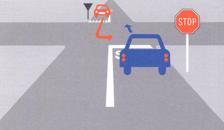 Verkehrssicherheit - Unterschied Signal Stop und kein Vortritt